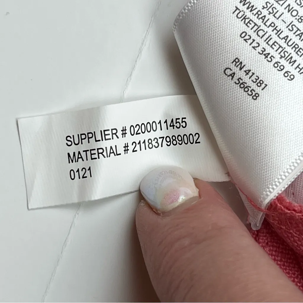 Polo Ralph Lauren Coral Pink 100% Linen Bermuda Shorts Women Size 16 Coastal NEW - Image 4