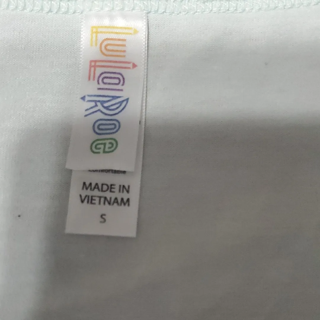 LuLaRoe White Short Sleeve Relaxed T-Shirt - Image 2