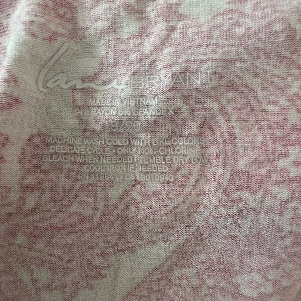 Lane Bryant Hot Pink Camisole Top Size 18/20 Y2K Lace Edged R8 - Image 3