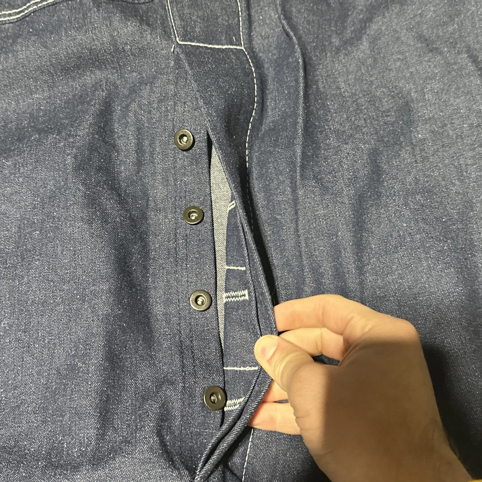 Key Imperial Bib Overalls Men's SZ 62x30 Blue Denim Carpenter Farm Vintage NOS - Image 7