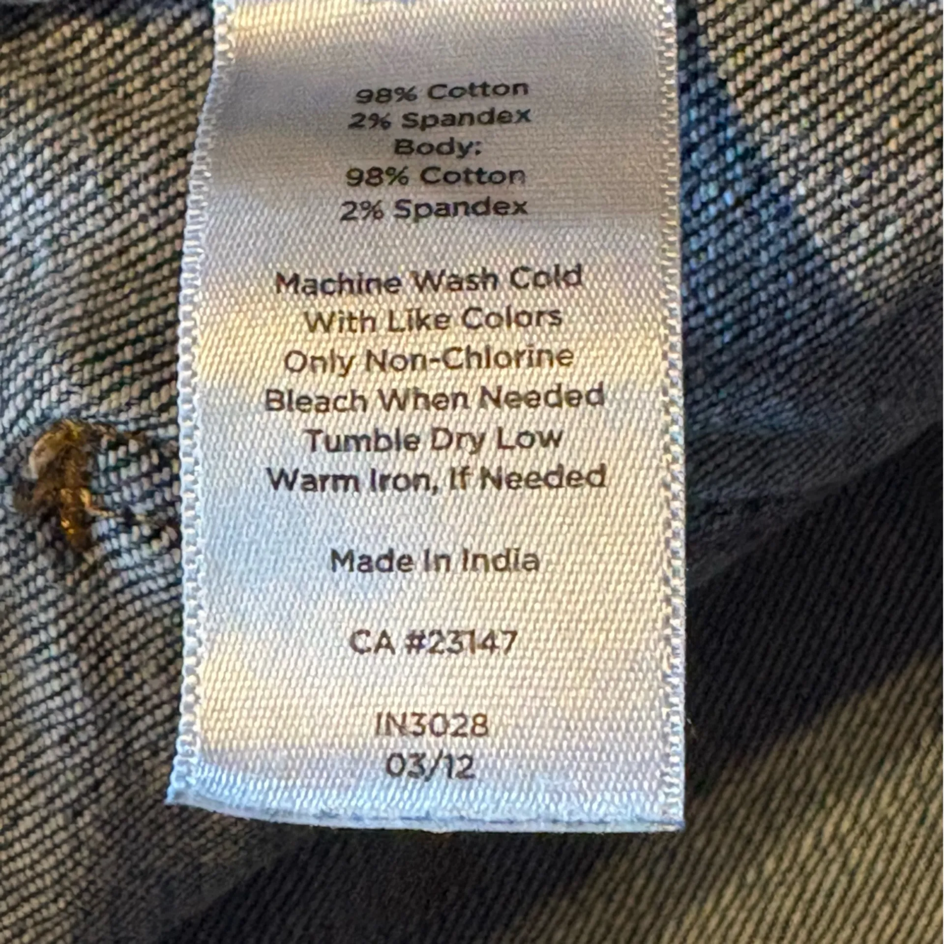 Talbots Jeans Womens Size 12 Blue Denim Boot Cut Curvy Medium Stretch Everyday‎ - Image 4