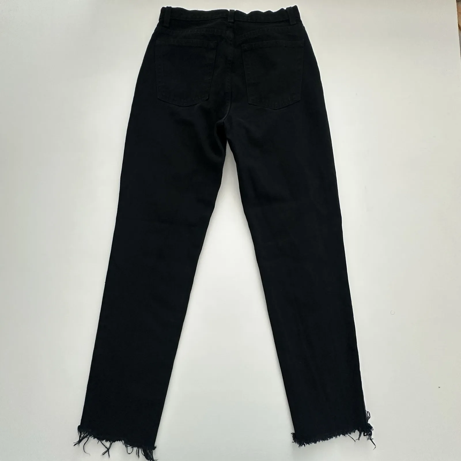 American Apparel Women's Black The High Waisted Jean  Sz: 28 (b32) - Image 2