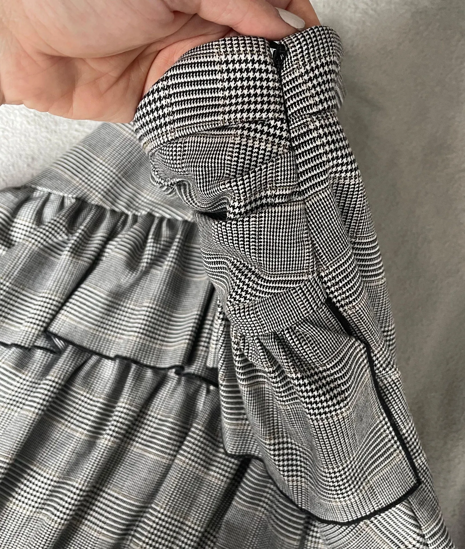 Houndstooth Ruffle Skirt “Pru” - Image 5