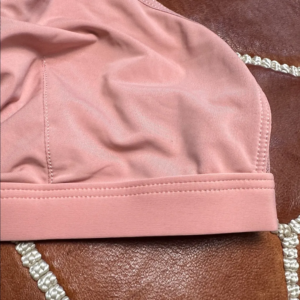 Parade Light Pink Triangle Unlined Bra Size Medium - Image 2