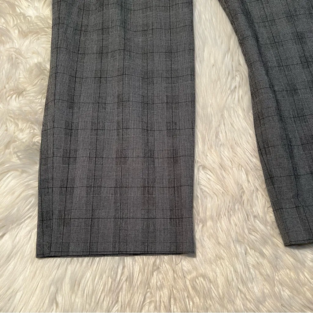 Vintage Emma James Liz Claiborne Trousers Dress Pants Gray Plaid 18 - Image 4
