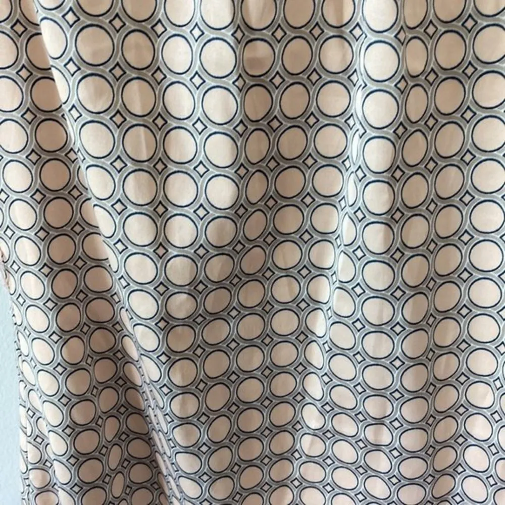 Manguun Collection Retro Dot Shift Silky Dress Size US 6 UK 38 Peach Color Orange - Image 4