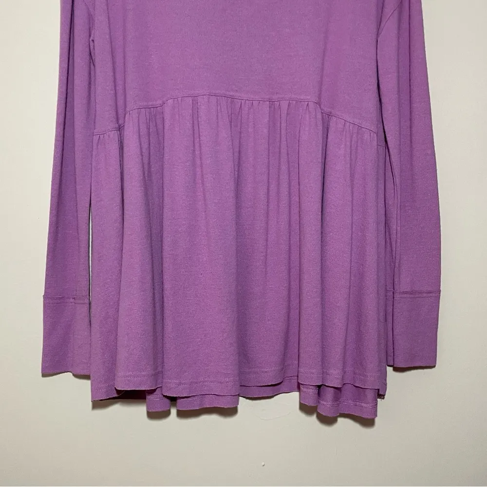 Free People Forever Your Girl Babydoll Long Sleeve Top - Image 3