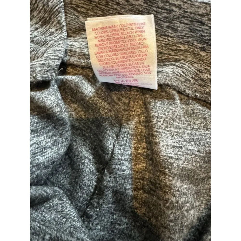 No Boundaries Womens Gray Athletic Yoga Pants Wide Band Waist Lg 11-13 Workout - Image 4