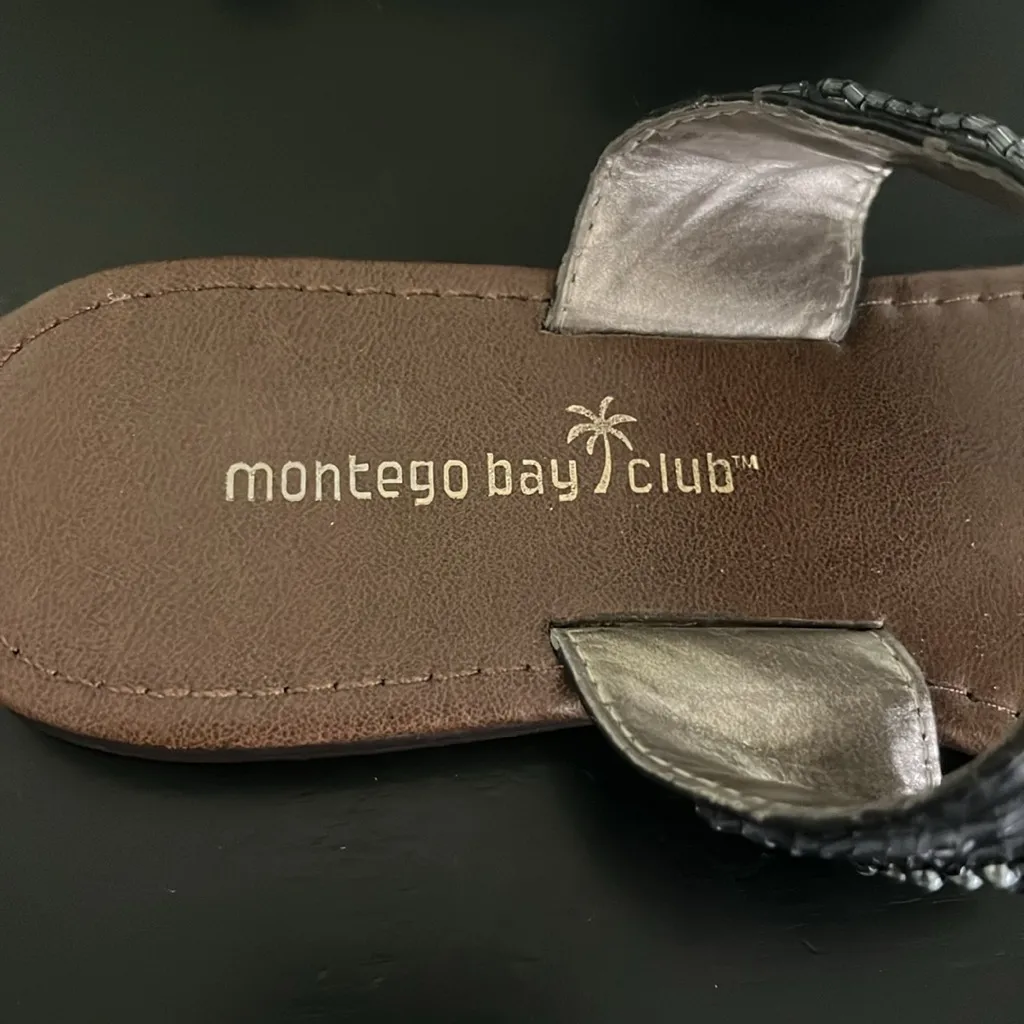Montage Bay Club Beaded Embellished Sandals - Image 8