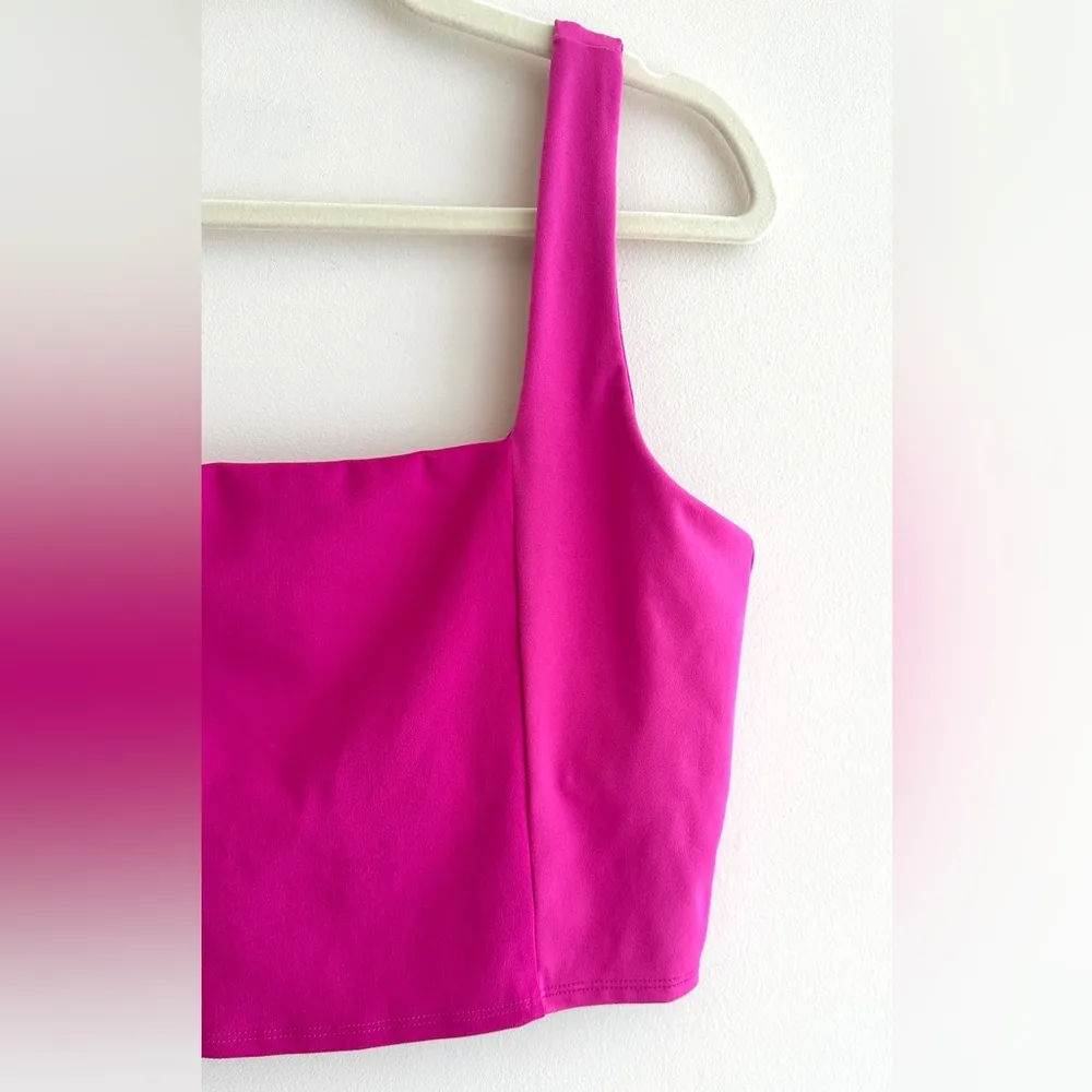 Sincerely Jules Active Sports Bra, Two Tone Magenta, Size Large - Image 4