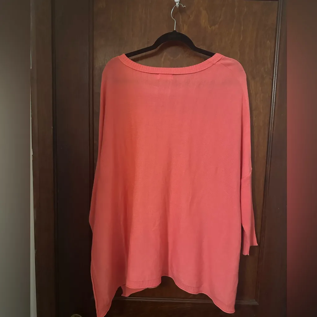 Mersea The Catalina Travel Sweater Coral One Size Orange Size undefined - Image 3