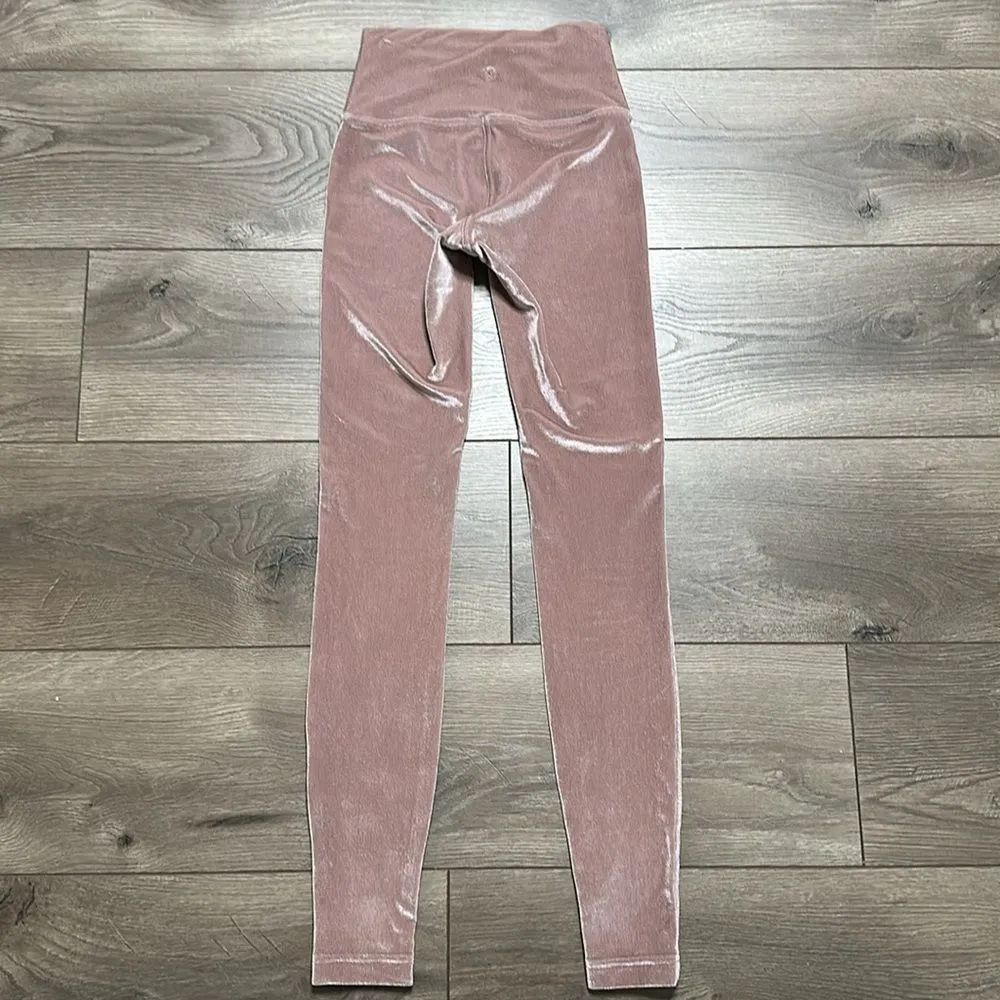 Lululemon Wunder Lounge High-Rise Tight 28" Velvet Spanish Oak‎ Leggings Size 2 - Image 4
