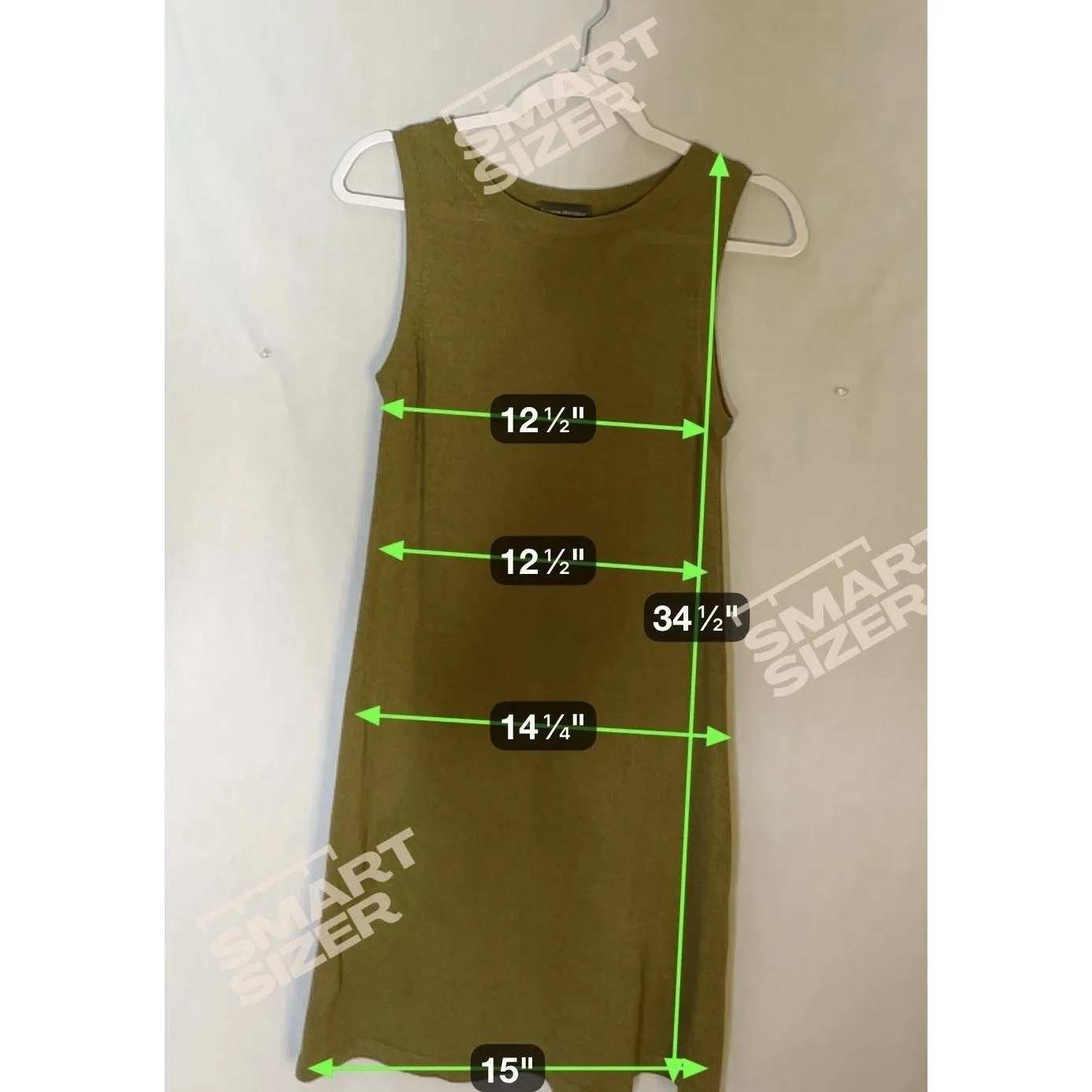 Banana Republic Sweater Dress & Cardigan Set S/M Olive‎ Green Knit Minimalist - Image 8