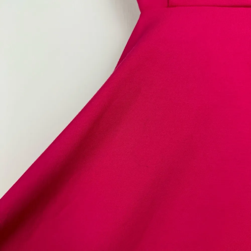 Revolve NBD X NAVEN Bright Barbie Pink Boned Bodice V Cut Mini Dress Sz Medium - Image 16