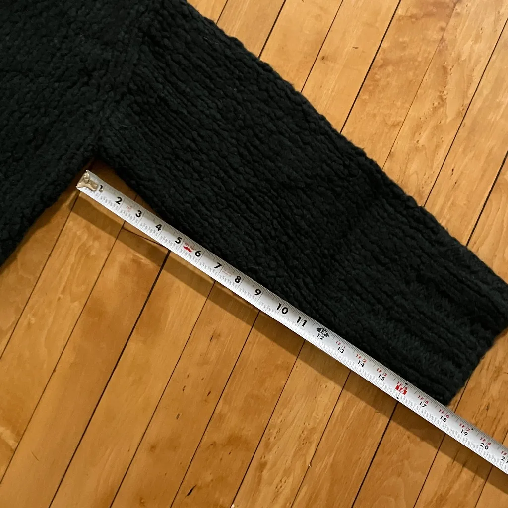 J. Crew Textured Yarn Green Turtleneck Sweater - Image 9