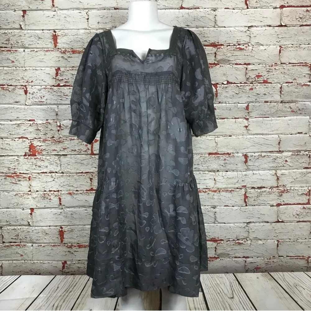 Lucca Dress Size Medium M Floral Sheer Flowy Boho Festival Party Spring Summer - Image 2