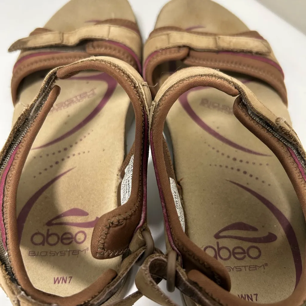 Abeo Goleta Sandals Brown Size 7 N Narrow - Image 6