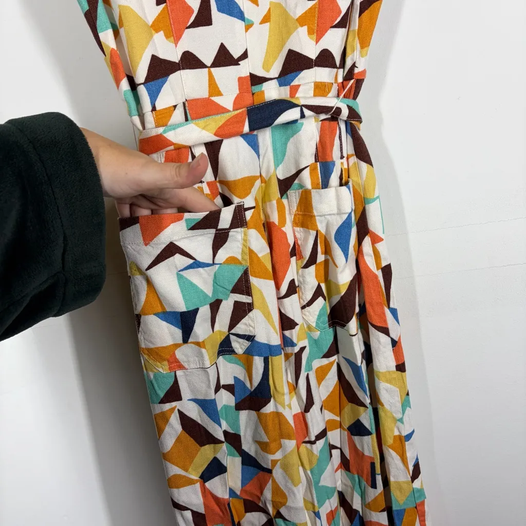 Anthropologie Maeve Colette Jumpsuit Linen Edition Size US 4 - Image 8