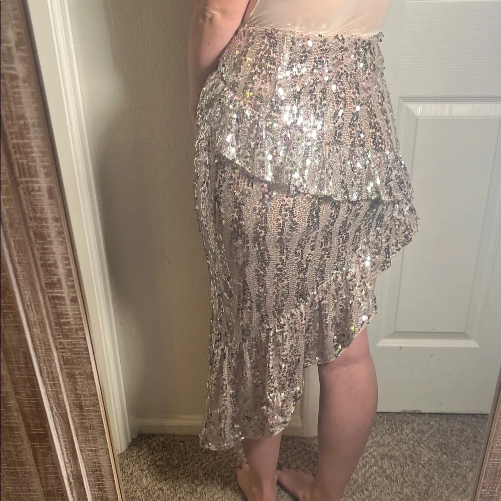 Majorelle Warren sequin high-low Skirt - Image 2