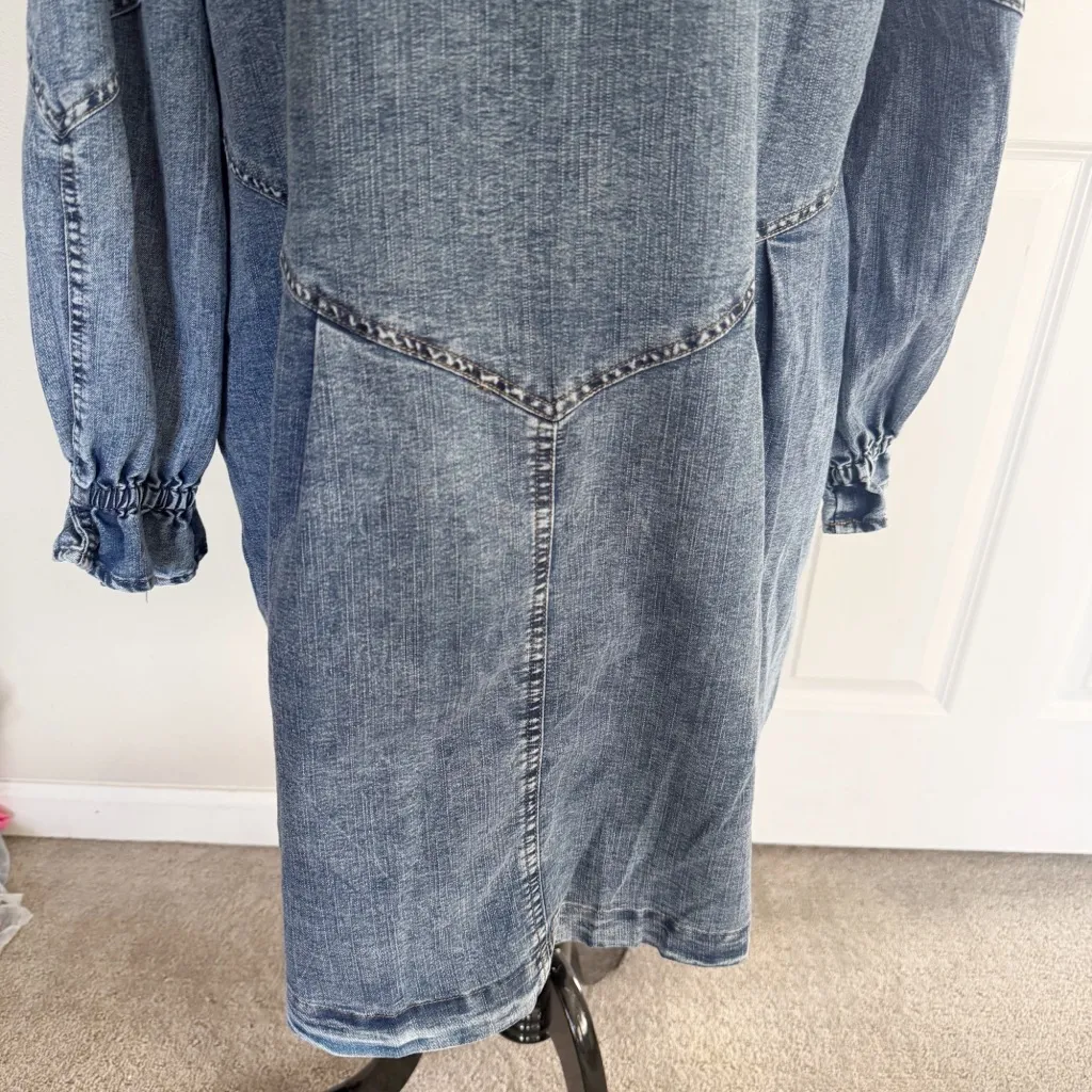 NWT Elan Denim Cotton Dress size Medium - Image 5