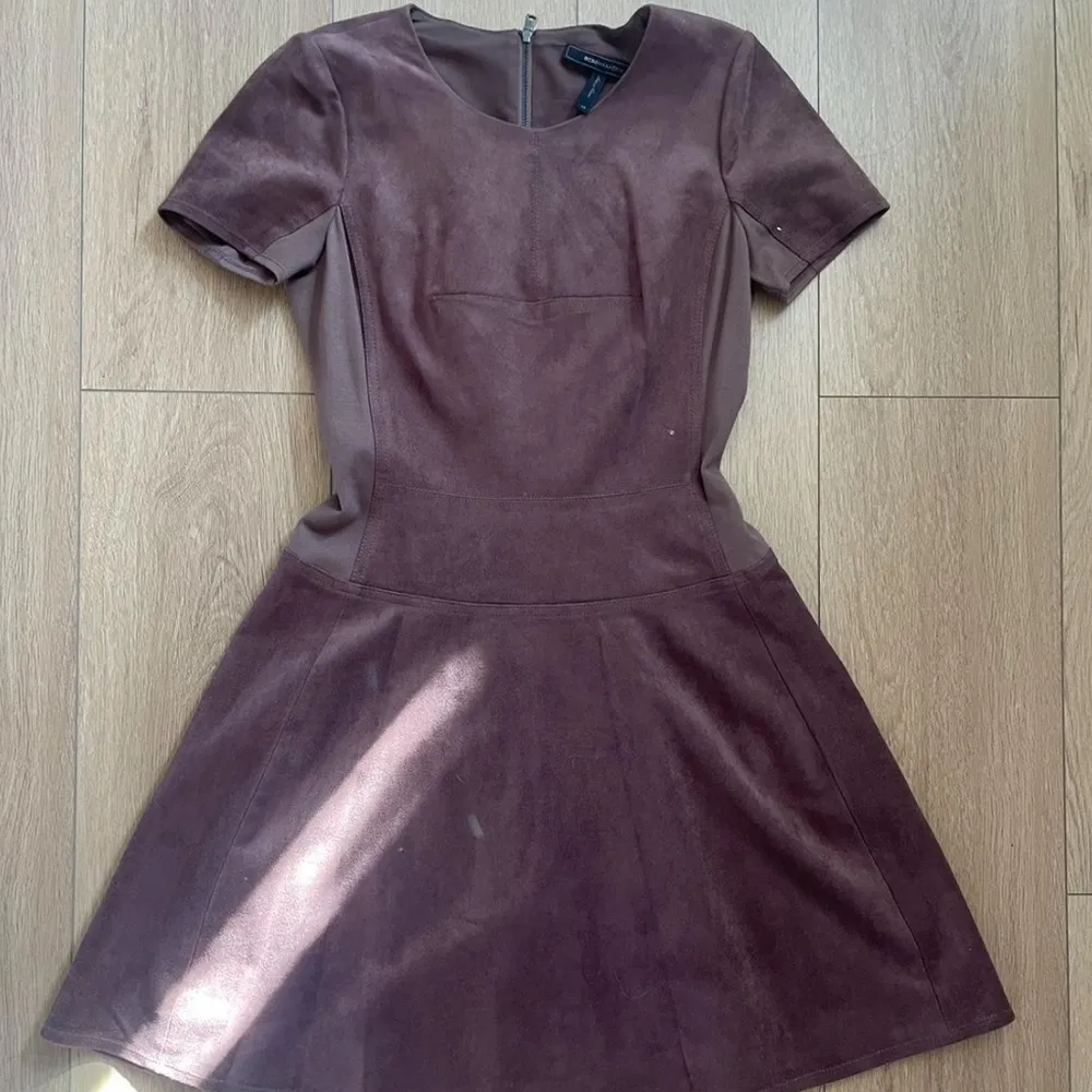 Suede A-line dress - Image 4