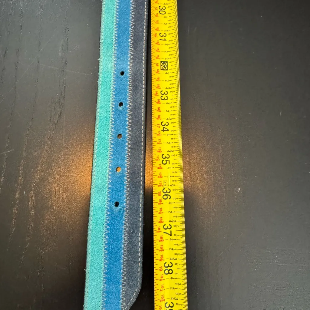 GAP Blue and Teal Women's Belt - Image 7