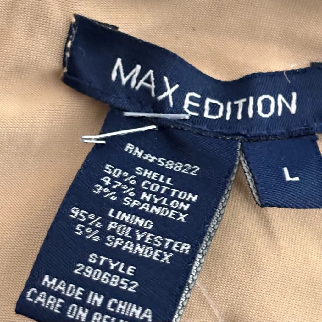 Max Edition Black Lace Fully Lined Size Large NWT - Image 6