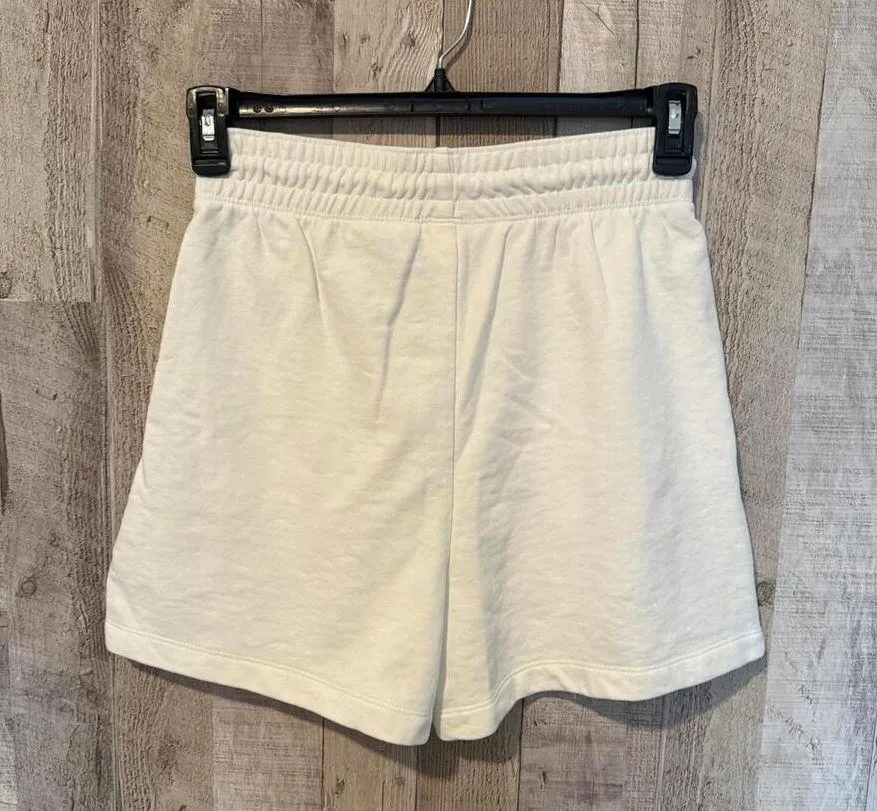 *H&M Women's Size Small Lounge Shorts White Casual Summer Adjustable Sporty - Image 6