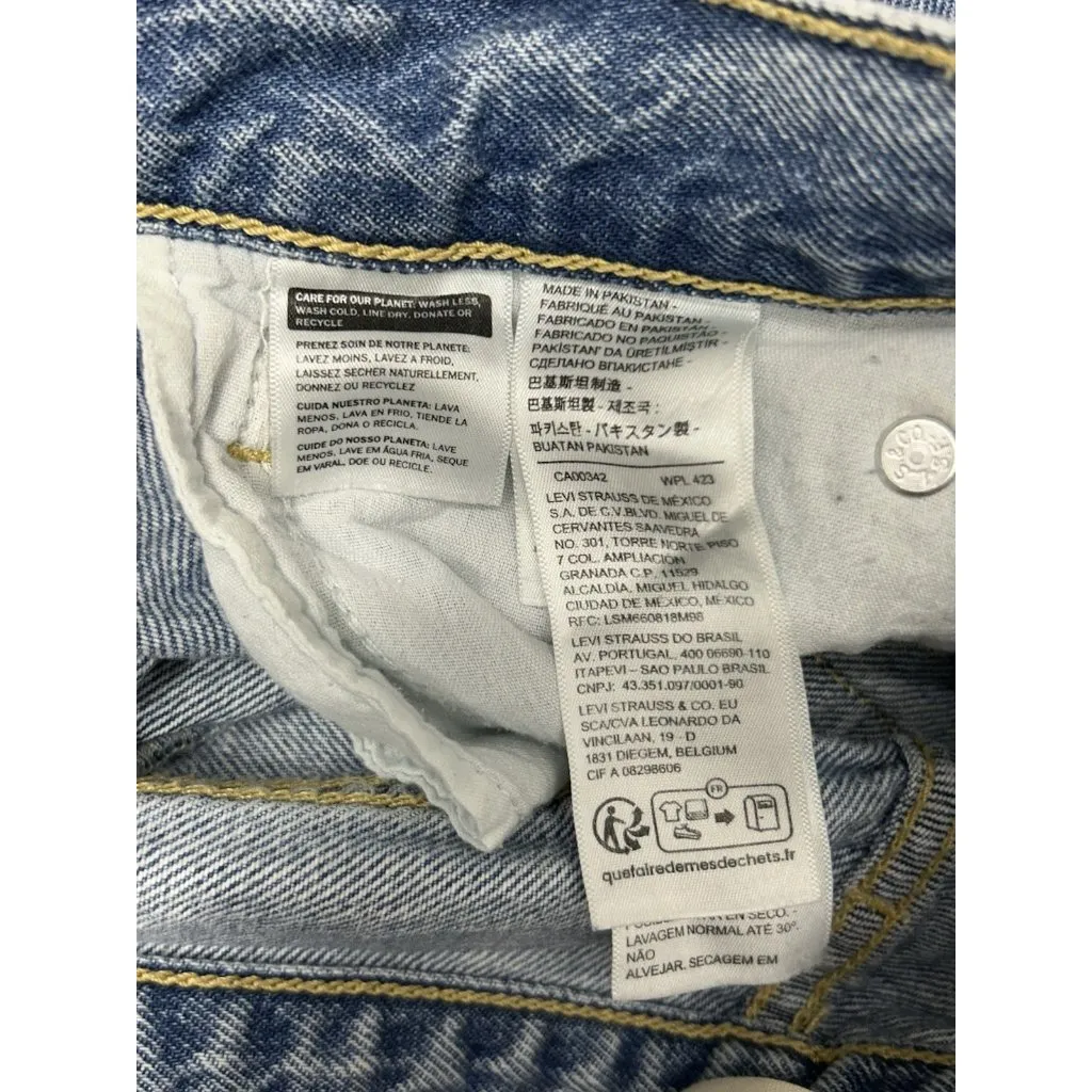 Levi’s 94 Baggy Jeans Womens 24 Relaxed Straight Leg Denim Pants Y2K - Image 5