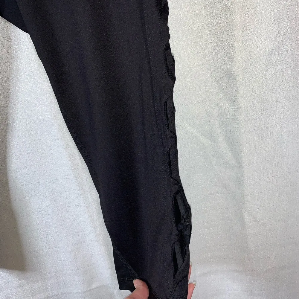 High Rise Fitness Pants Black 2XL NEW - Image 4