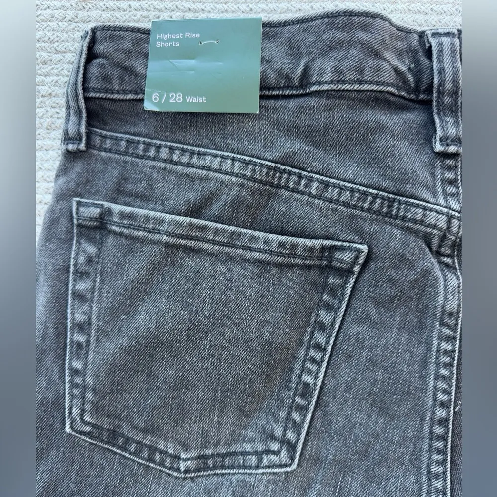 Wild Fable Washed Black Highest Rise Short Size 6 - Image 6