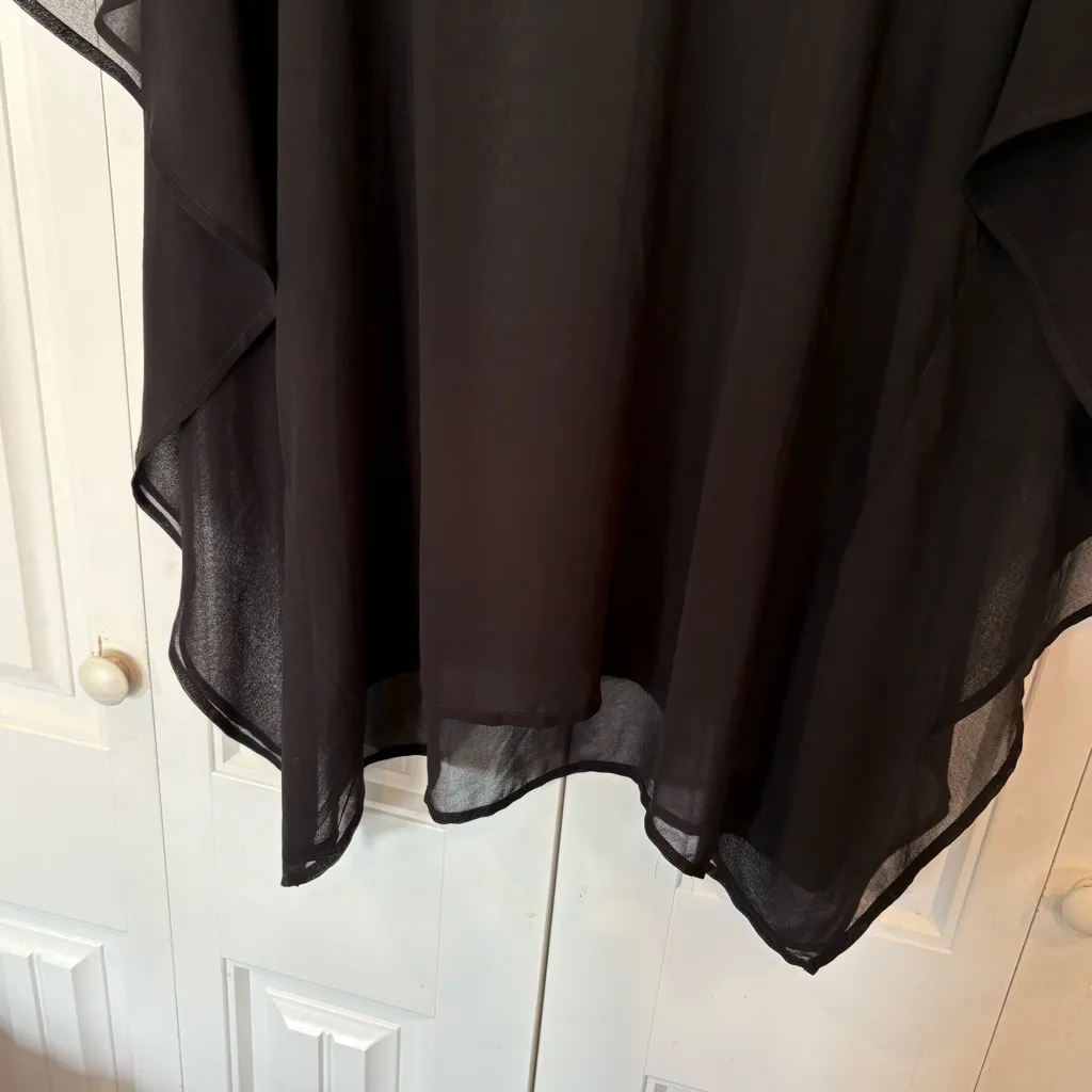 Soma‎ Black Sheer Swim Cover Up Size XS/S - Image 5