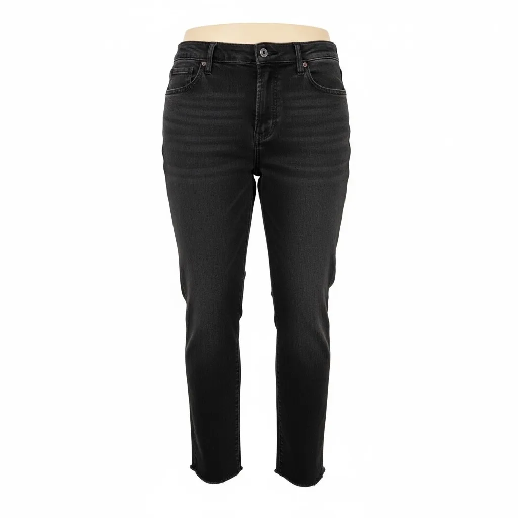 Old Navy Womens Jeans Size 14 High-Rise Slouchy Straight Leg Secret Slim - Image 7