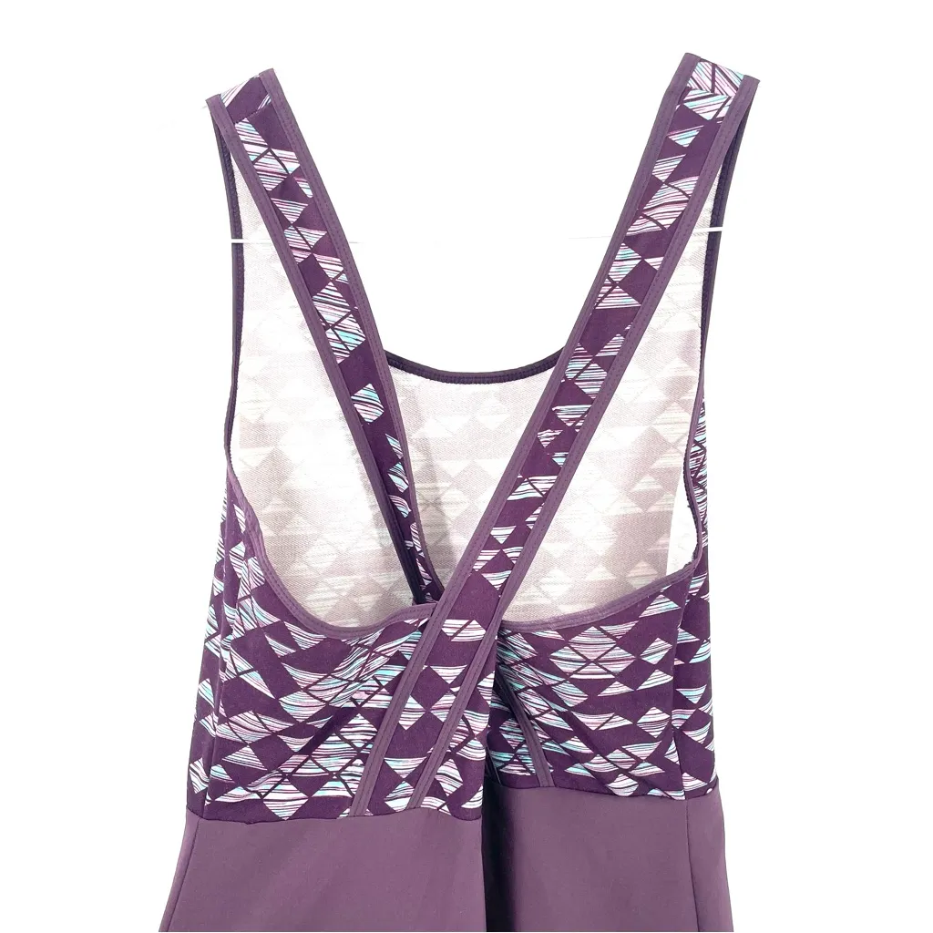 Smartwool Willow Lake Merino Wool Athleisure Racerback Geometric Tank Dress - Image 5