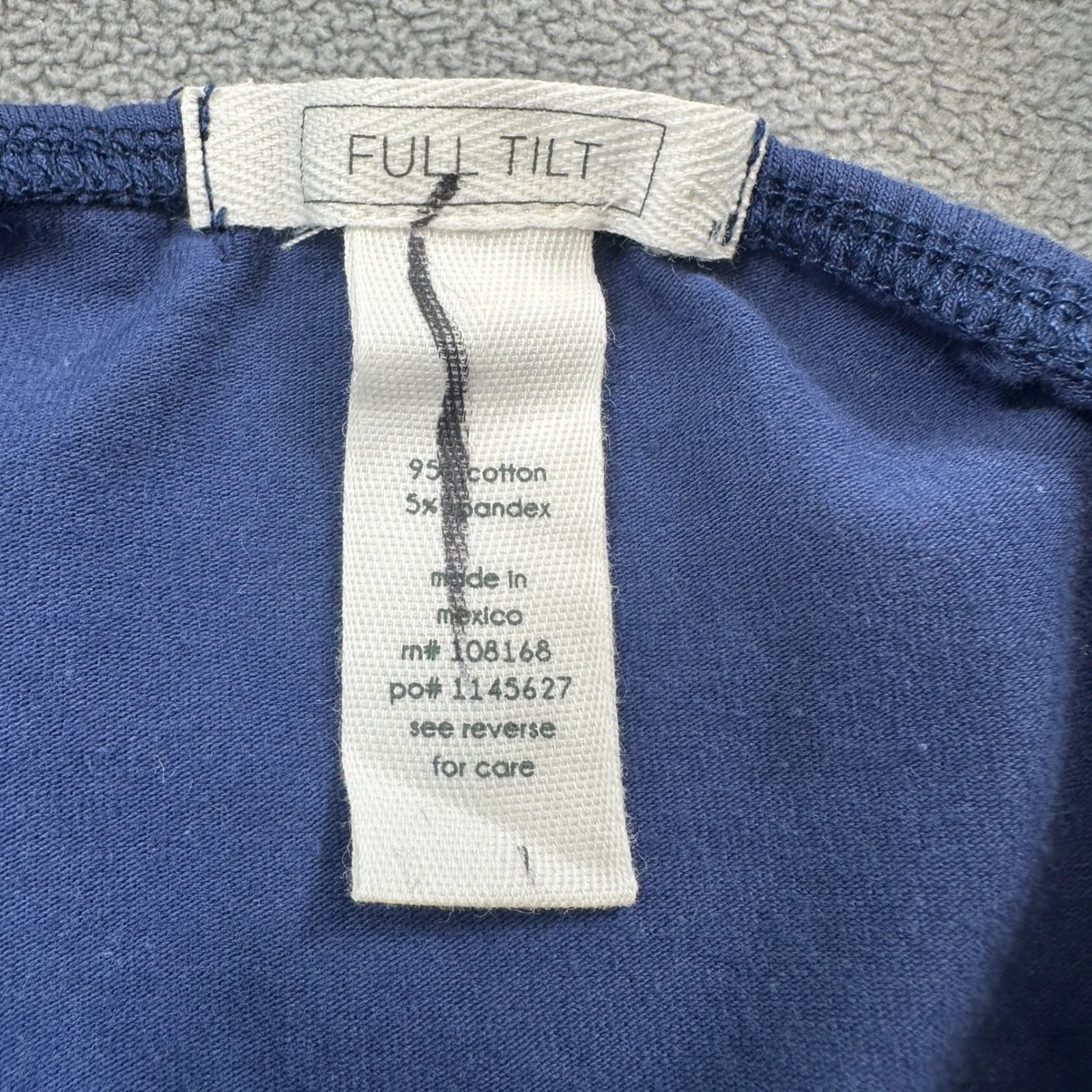 NWOT Full Tilt Blue Cami Top M Sleeveless White Bow Detail Ruched Cute Tillys - Image 3