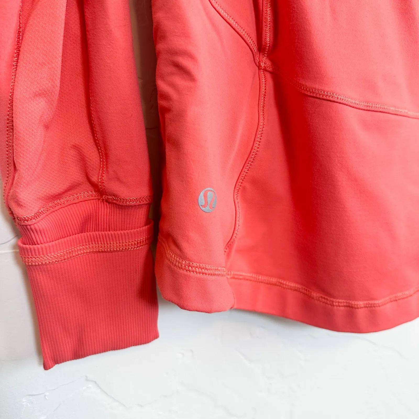 Lululemon | Race With Grace 1/2 Zip II Base Layer Athletic Jacket in Atomic Red - Image 9