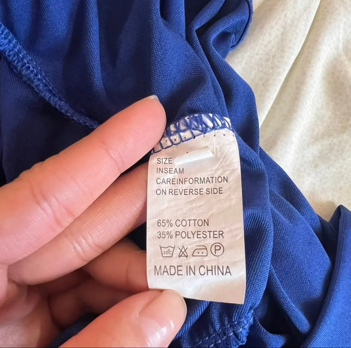 Royal Blue Sleeveless Romper Jumpsuit Size Medium - Image 7