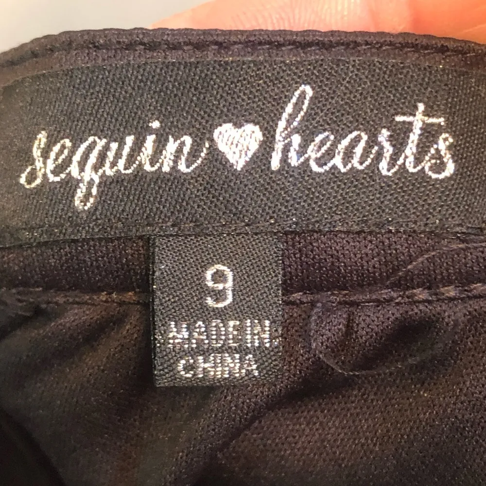 Beautiful Tulle Skirt with Rhinestone Waistband Size 9 Black - Image 6