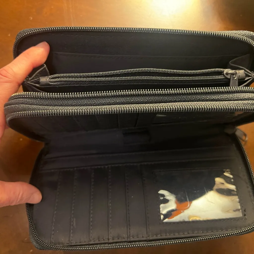 Y2K Denim Zip Closure Wallet - Image 3