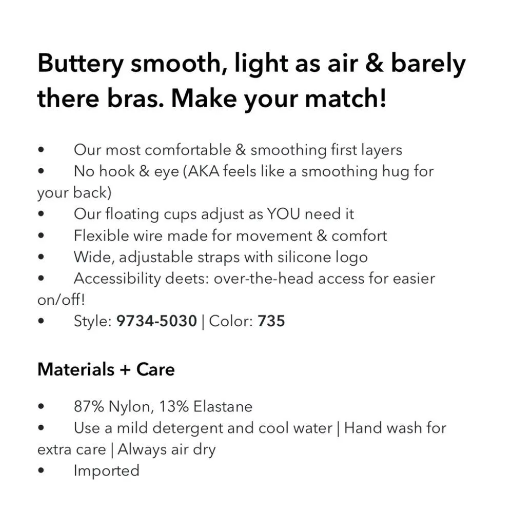 Aerie Smoothez Pull On Padded Push Up Bra 34D - Image 6