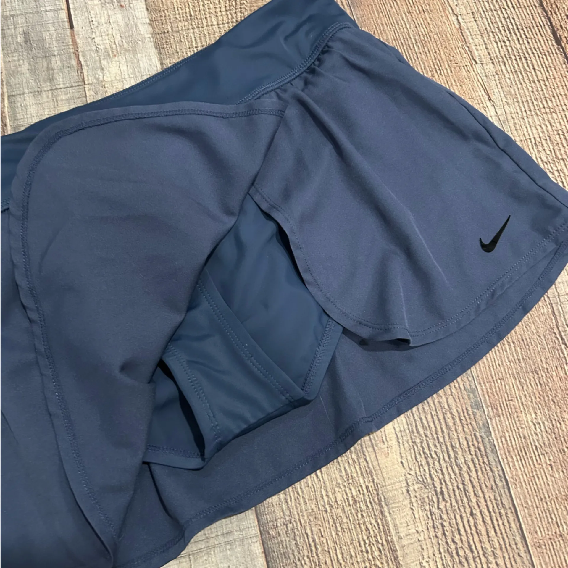 Nike Dri-FIT Athletic Skirt XL Charcoal Gray Activewear Built-In Panty Sports - Image 3