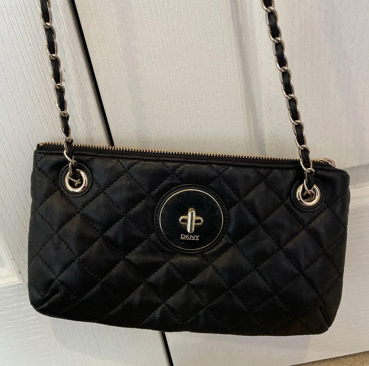 DKNY Black Crossbody Purse - Image 2