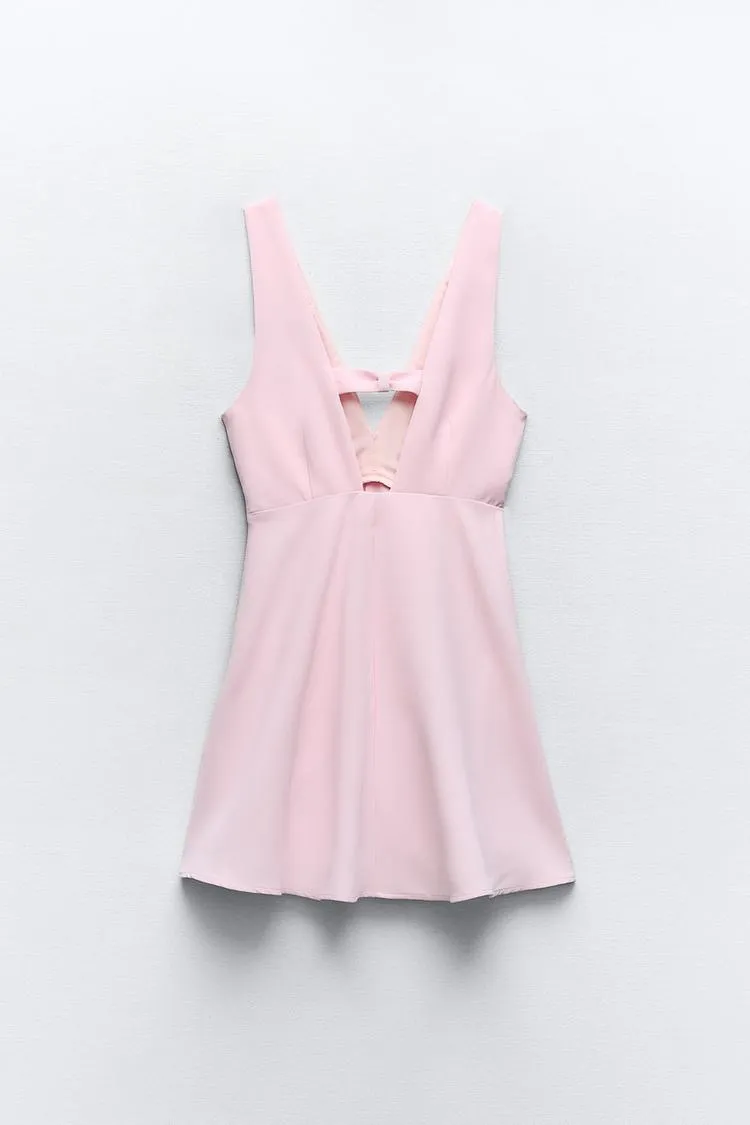 Dress Mini Pink Rhinestone Wedding Party Coctail Night Out - Image 17