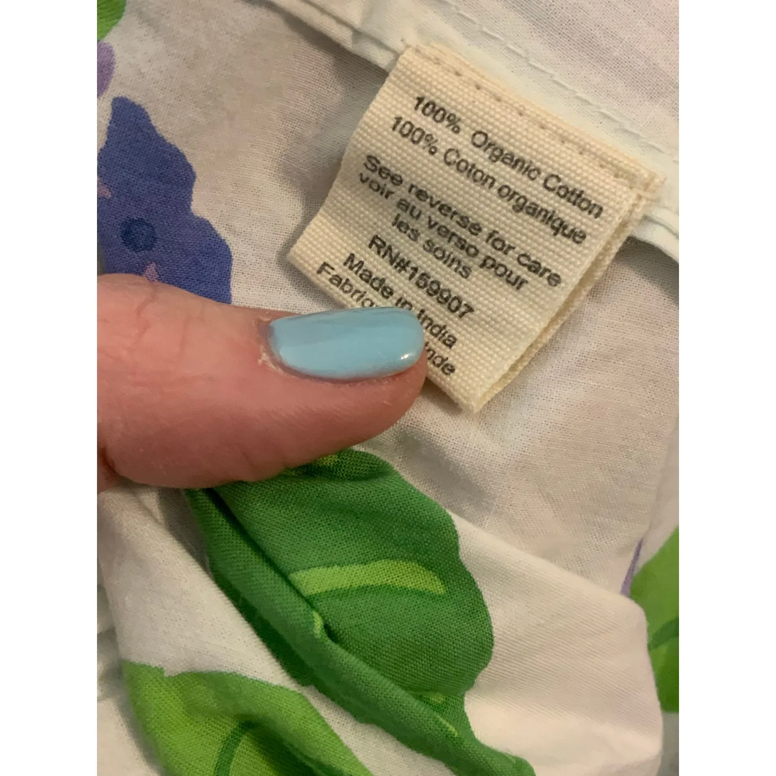 Printfresh Hydrangea Hideaway 2pc Organic Cotton Sleep Set pajamas size xs - Image 12