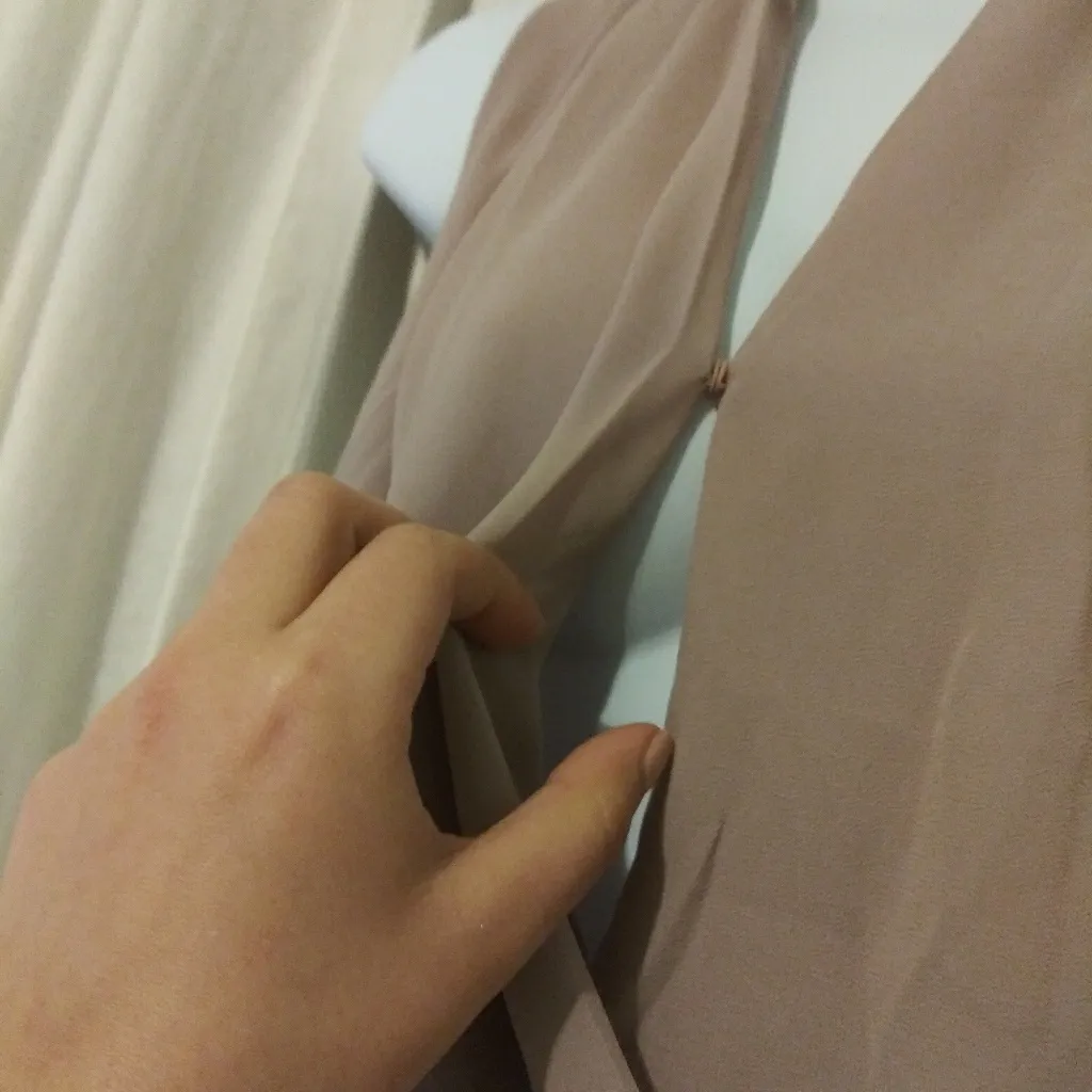 NWT Purple Beige Blouse - Image 3