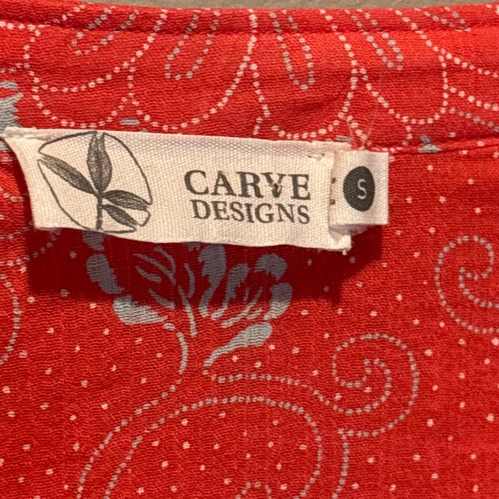 Carve Designs Dylan Floral Print Gauze Popover Top - size Small - Image 5