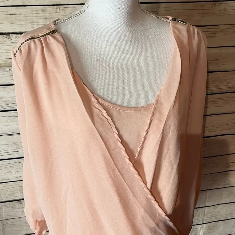 Indulge In Style Faux Wrap Blouse - Image 9