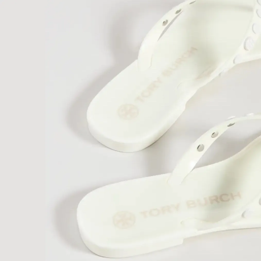 NIB Tory Burch Studded Jelly Thongs - Image 6