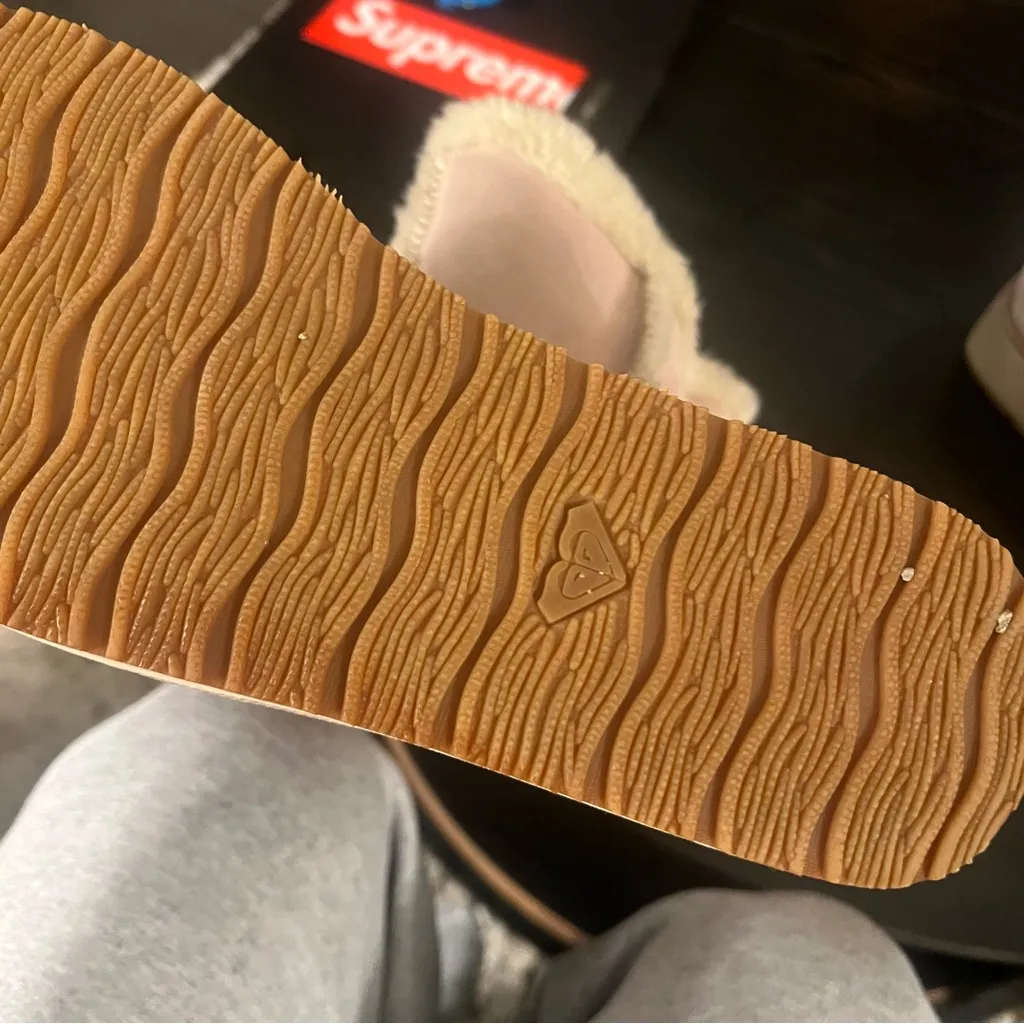 Roxy  Light Pink Shearling Winter Boots - Image 6