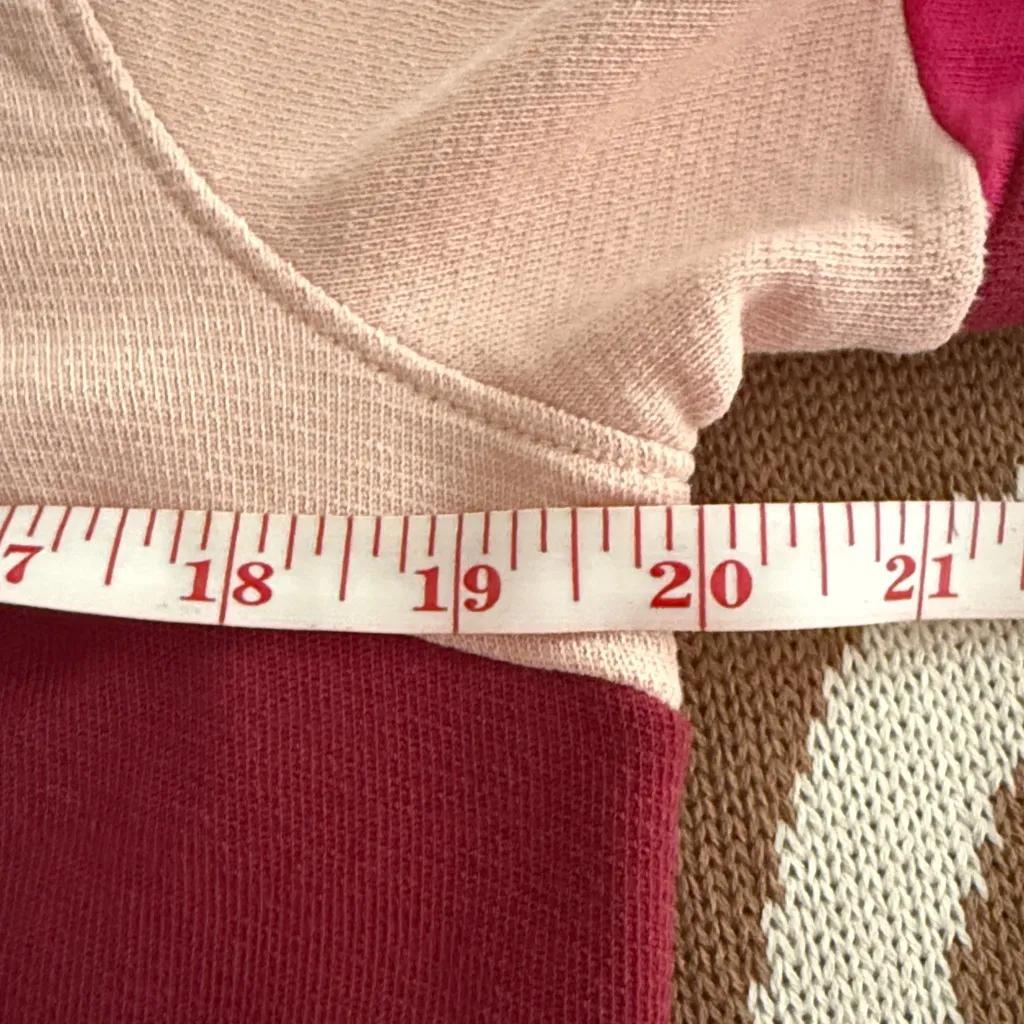 Faherty Soleil Hoodie - Maroon Banner S VGUC - Image 7